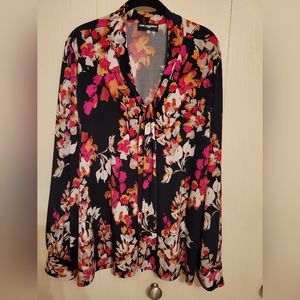 Karl Lagerfeld Floral Blouse size 1X